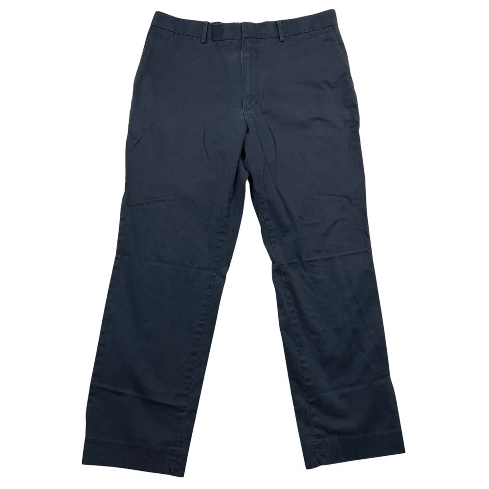 Banana Republic Chino Pants Mens 34x30 Navy Blue Standard Fit S/102755-00